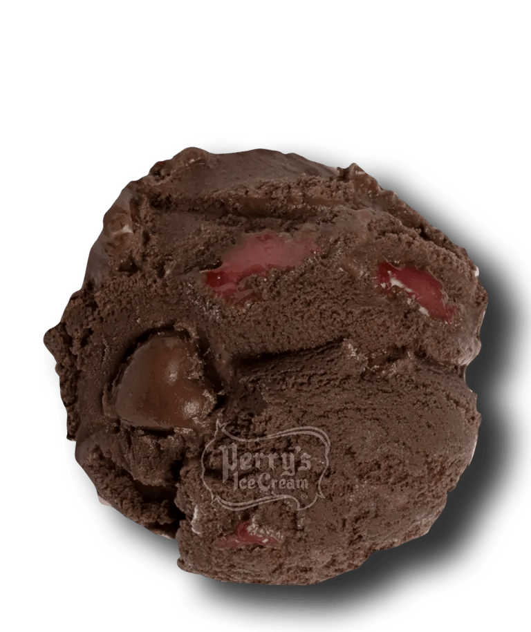 Queen of Hearts scoop of Perry's ice cream