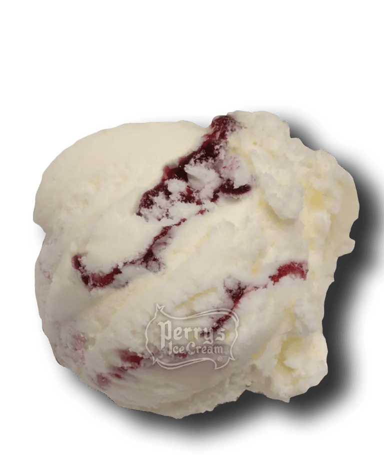 Midnight Blackberry Cheesecake scoop of Perry's ice cream