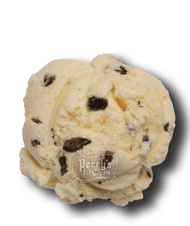 Chunky Chocolate Chip scoop of Perry's ice cream