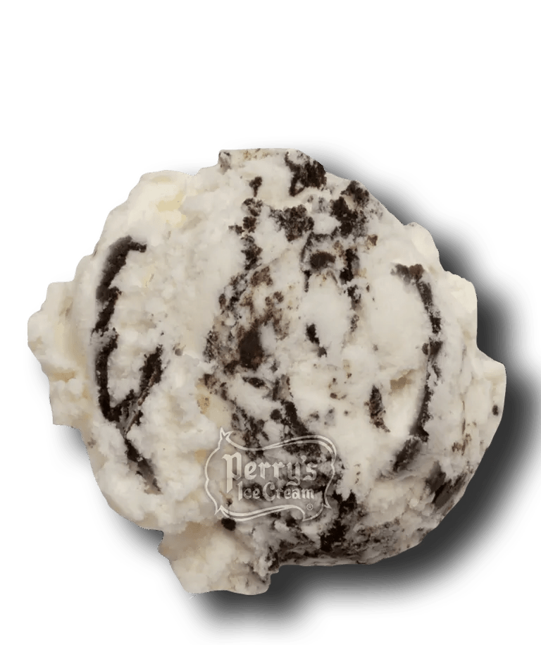 Fudge Swirl Light No Sugar Added scoop of Perry's ice cream