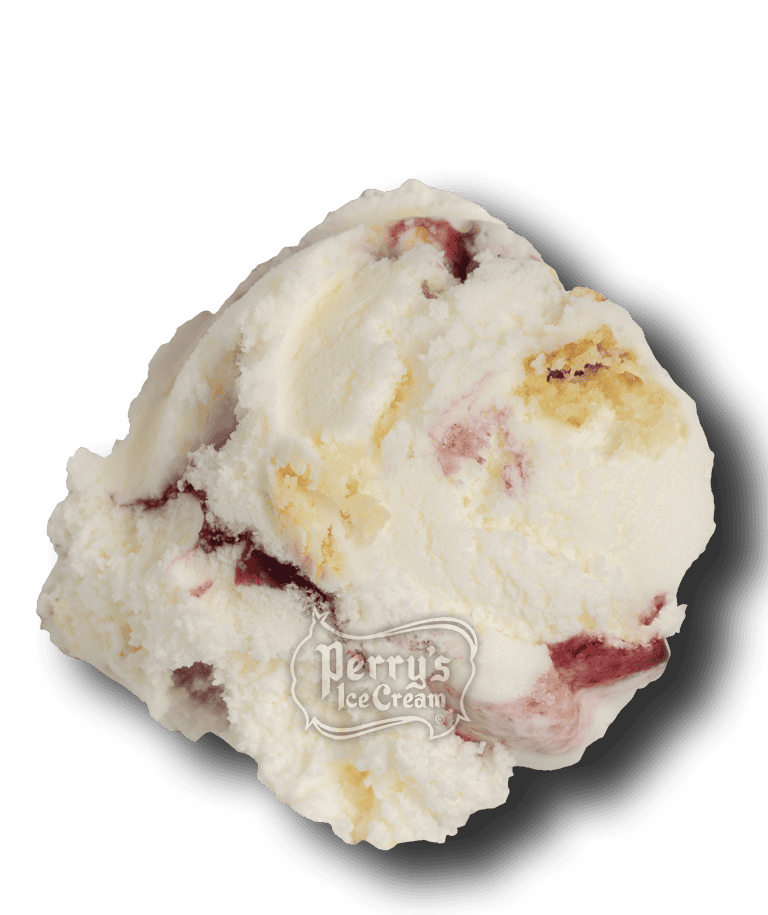 Blueberry Cornbread scoop of Perry's ice cream
