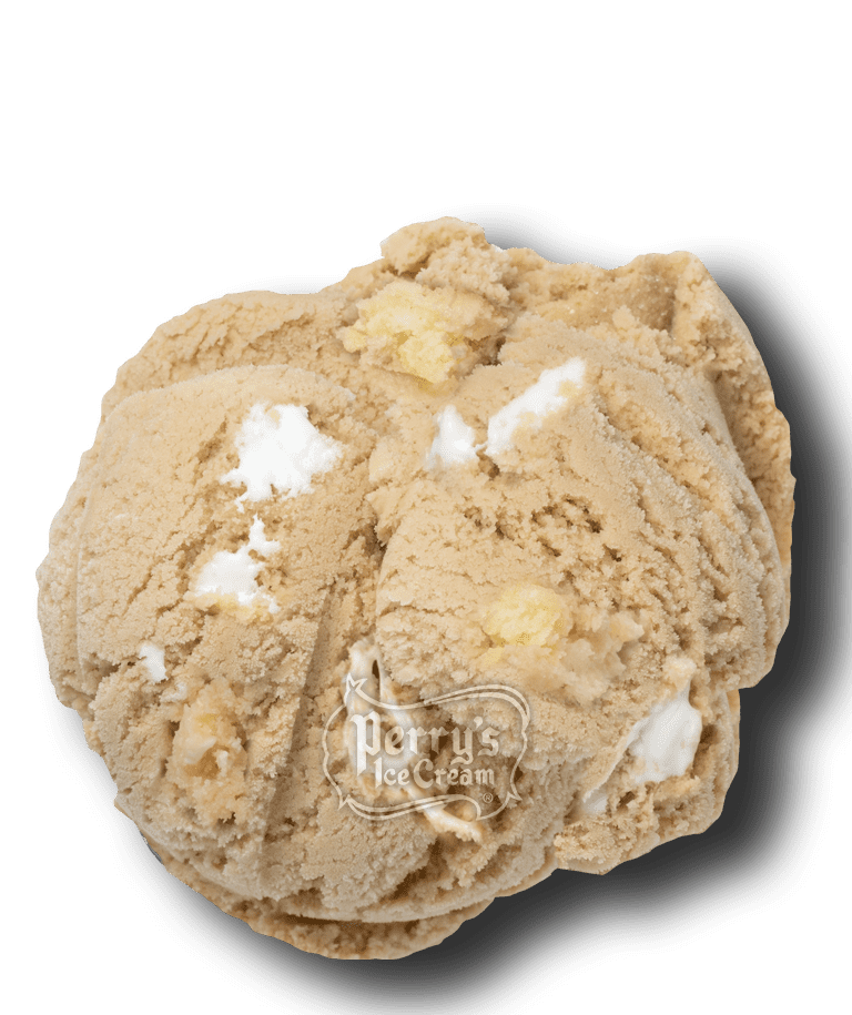 Coffee and Donuts scoop of Perry's ice cream
