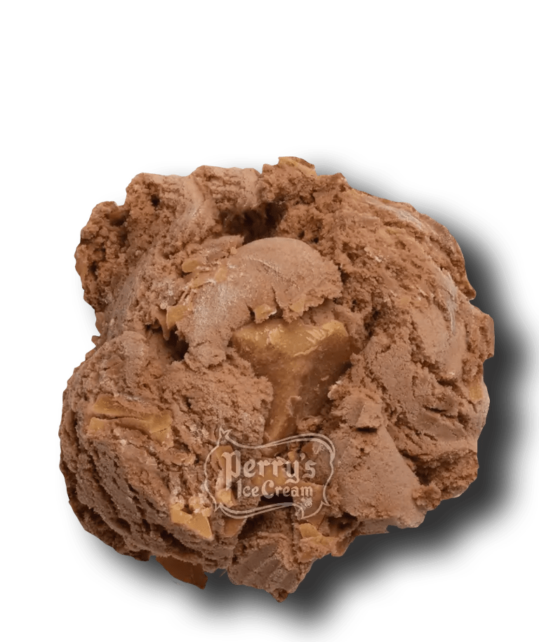 Peanut Butter Cup scoop of Perry's ice cream