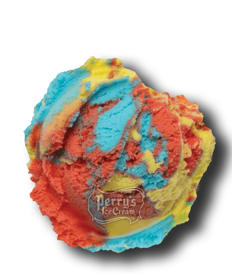 Super Hero scoop of Perry's ice cream