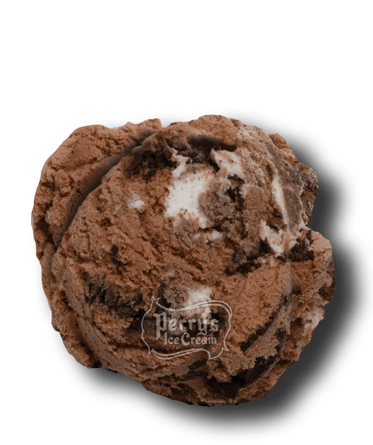 Dirt Sundae scoop of Perry's ice cream