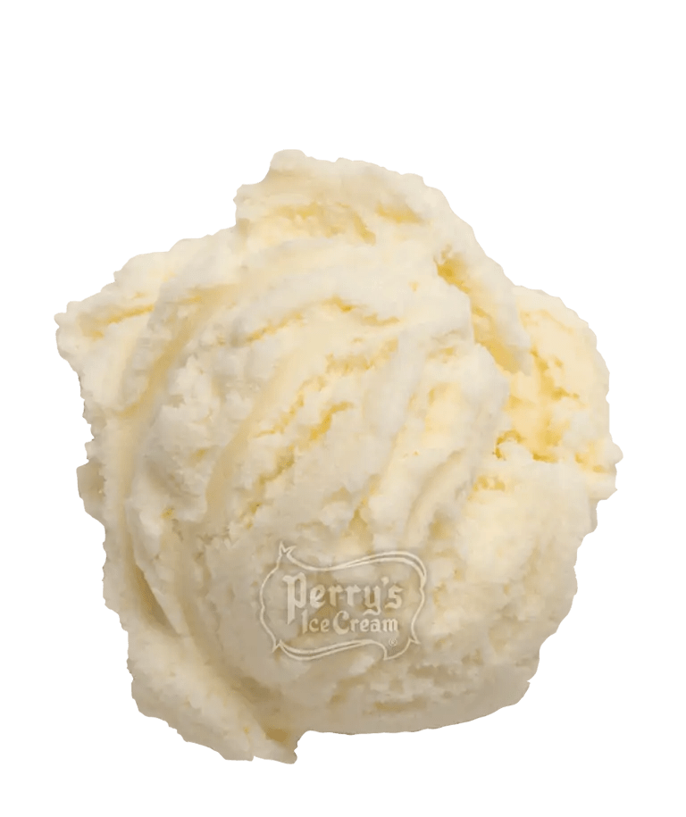 Vanilla scoop of Perry's ice cream
